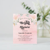 Haushaltsmittel Brautparty blühende soziale Medien (Stehend Vorderseite)