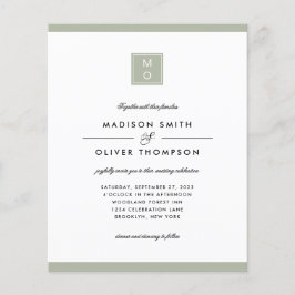 HAUSHALTSMITTEL Classic Elegantsage Green Monogram