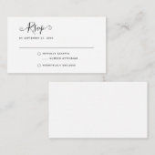 HAUSHALTSMITTEL Einfache Minimalistische UAWG-Merk Mitteilungskarte (Vorne/Hinten)