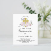 Haushaltsmittel Erste Kommune Rosa Blumenladen (Stehend Vorderseite)