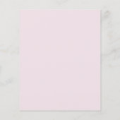 Haushaltsmittel Erste Kommune Rosa Blumenladen (Rückseite)