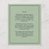 HAUSHALTSMITTEL - FOTO OVERLAY Sage Monochrome Flyer (Hinten)