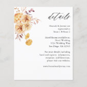 Haushaltsmittel: Gelbe goldene Blumenstrauß Detail (Vorderseite)