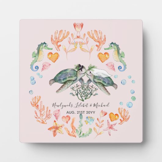 HAUSHALTSMITTEL Hochzeitsgeschenke für maßgeschnei Fotoplatte (Vorderseite)