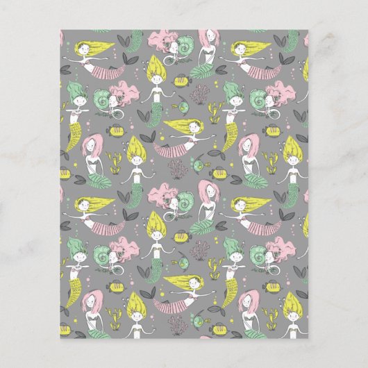 Haushaltsmittel im Rahmen der Meerjungfrau zum Geb (Rückseite)