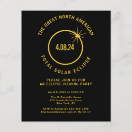 Haushaltsmittel insgesamt Eclipse 8. April 24 Part Flyer