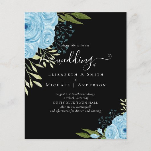 HAUSHALTSMITTEL Limone Blüten Hochzeit Flyer (Vorne)