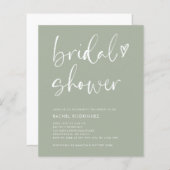 HAUSHALTSMITTEL Modernes, Bohemisches Brautparty (Vorne/Hinten)