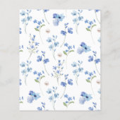 HAUSHALTSMITTEL Perlen und Prosecco Brautparty Flyer (Hinten)