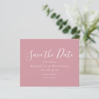 HAUSHALTSMITTEL rosa Hochzeit speichern Datum