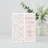 HAUSHALTSMITTEL - Rosa und weiße Vogeldusche Einla (Stehend Vorderseite)