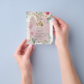 HAUSHALTSMITTEL Rose Pampas Grass TEA PARTY Dusche Flyer (Gruppe)