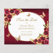 HAUSHALTSMITTEL Roter Gold Schmetterling Quinceane (Vorderseite)