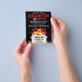 HAUSHALTSMITTEL Roter Krebstiefel - Party Einladun Flyer (Gruppe)