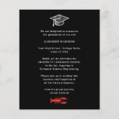 HAUSHALTSMITTEL Roter Krebstiefel - Party Einladun Flyer (Hinten)