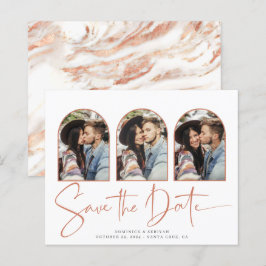 HAUSHALTSMITTEL Save the Date Kupfer-Rose Gold-Mar