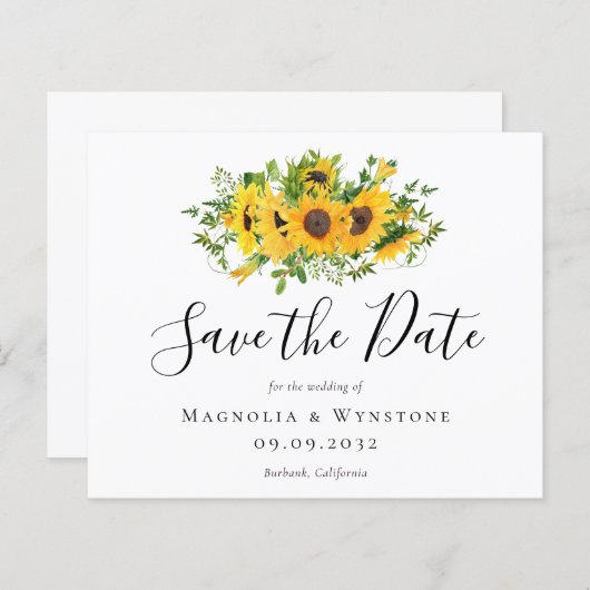 HAUSHALTSMITTEL SonnenblumenWedding rettet das Dat (Vorne/Hinten)