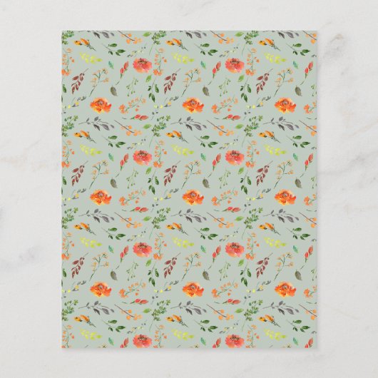 HAUSHALTSMITTEL Sonnenuntergang Monogram Green Wap (Rückseite)