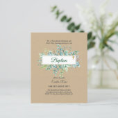 HAUSHALTSMITTEL Taufe Bautizo Bautismo GREENERY lä (Stehend Vorderseite)