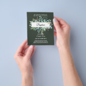 HAUSHALTSMITTEL Taufe Bautizo Bautismo GREENERY lä Flyer (Gruppe)