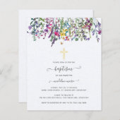 HAUSHALTSMITTEL-Wildblume - Aufforderung zur Taufe (Vorne/Hinten)