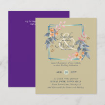 HAUSHALTSPARTENBlätter Hochzeit im Herbst lädt Aqu