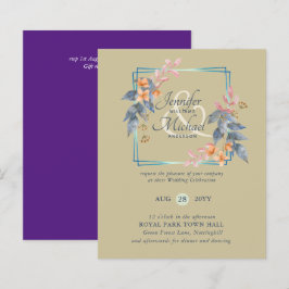 HAUSHALTSPARTENBlätter Hochzeit im Herbst lädt Aqu