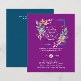 HAUSHALTSPARTENBlätter Hochzeit im Herbst lädt Aqu