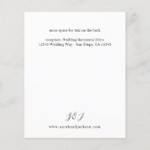 Haushaltsperlen und Weiße Blumendetails (Rückseite)