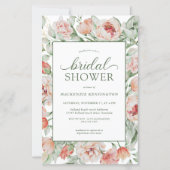 HAUSHALTSPERSONAL - Blumenrot - grünes Brautparty (Vorderseite)