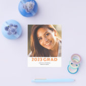 Haushaltsplan 2023 Ankündigung von Abschluss Foto Flyer (Einzeln)