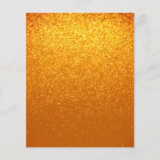 Haushaltsplan 2023 Ankündigung von Gold Glitzer Ab (Rückseite)