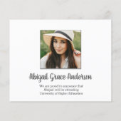 Haushaltsplan 2023 Einfache Ankündigung des Fotos (Rückseite)