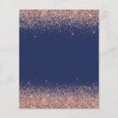 Haushaltsplan 2023 Einladung zum Navy Blue Abschlu Flyer (Hinten)