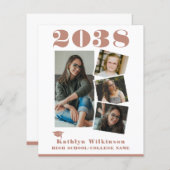 HAUSHALTSPLAN 2023 Moderne Rose Rosa 4 Foto Einlad (Vorne/Hinten)