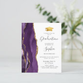 Haushaltsplan 2024 Abschluss Lila Agate Foto Einla (Stehend Vorderseite)