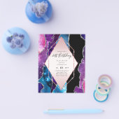 HAUSHALTSPLAN 21. Geburtstag Glittery AGATE Sparkl Flyer (Einzeln)