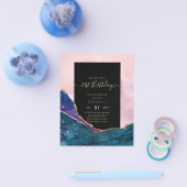 HAUSHALTSPLAN 21. Geburtstag Glittery AGATE Sparkl Flyer (Einzeln)