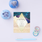 HAUSHALTSPLAN 21. Geburtstag Glittery AGATE Sparkl Flyer (Einzeln)