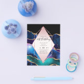 HAUSHALTSPLAN 21. Geburtstag Glittery AGATE Sparkl Flyer (Einzeln)