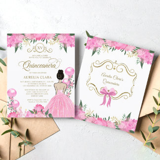 HAUSHALTSPLAN Floral Pink Gold Prinzessin XV Quinc