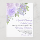 HAUSHALTSPLAN für Lila Rose - Einladung (Vorderseite)