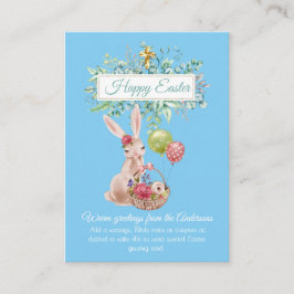 HAUSHALTSPLAN FÜR MEHRERE Osterkarten 100 x FOTO Hinweiskarte