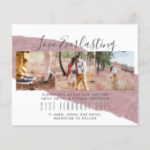 HAUSHALTSPLAN für zeitgenössische FOTO-Hochzeitsfe (Vorderseite)