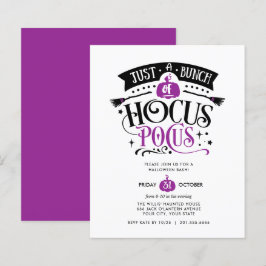 HAUSHALTSPLAN-Haufen Hocus Pocus Halloween-Bash-Pa