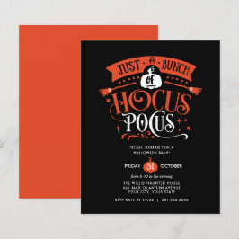 HAUSHALTSPLAN-Haufen Hocus Pocus Halloween-Bash-Pa