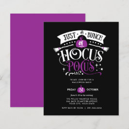 HAUSHALTSPLAN-Haufen Hocus Pocus Halloween-Bash-Pa