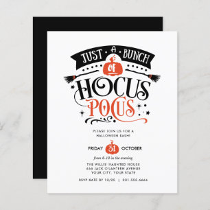 HAUSHALTSPLAN-Haufen Hocus Pocus Halloween-Bash-Pa