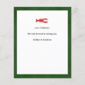 HAUSHALTSPLAN I TUN Verlobung Meeresfrüchte Party (Rückseite)