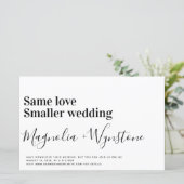 HAUSHALTSPLAN Liebe Kleinere Einladung zur Hochzei (Stehend Vorderseite)